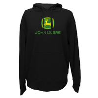 John Deere Mens JD Logo Fleece Hoodie (13020000BK) Black