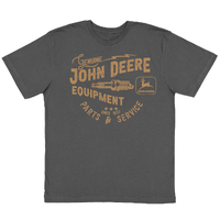 John Deere Mens JD Equipment Graphic Tee (13002272SA) Solid Charcoal 
