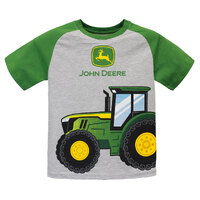 John Deere Childrens Tractor Tee (MCPB3T317H05) Grey
