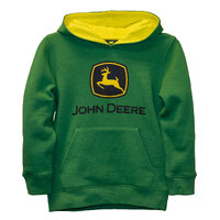 John Deere Childrens Green Trademark Fleece Pullover Hoodie (J4J056GY) Green
