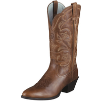 Ariat Womens Heritage Western R-Toe Boots (10001015) Russet Rebel [SD]