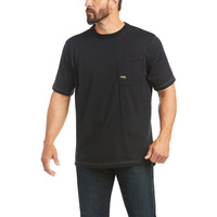 Ariat Mens Rebar Workman Logo S/S T-Shirt (10035402) Black [SD]