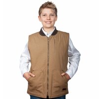 Just Country Childrens Diamantina Vest (BWOV2102) Khaki