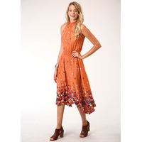Roper Womens Studio West Collection Dress (57590011) Orange