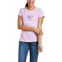 Ariat Womens HD Logo S/S T-Shirt (10035453) Violet Tulle 