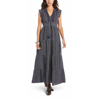 Ariat Womens Carly Dress (10034869) Indigo Stripe 