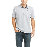 Ariat Mens Medal Polo (10035392) Heather Gray 