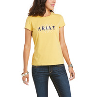 Ariat Womens REAL Sundown S/S T-Shirt (10035196) Local Honey 