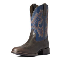 Ariat Mens Stockman Ultra Boots (10038366) Wicker/Federal Blue