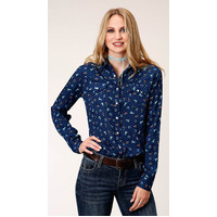 Roper Womens Five Star Collection L/S Shirt (50590049) Blue [SD]