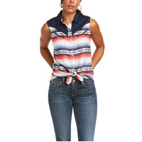 Ariat Womens Summer Solstice Sleeveless Shirt (10036356) Multi Print