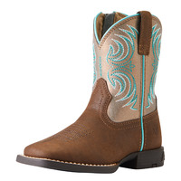 Ariat Toddler Storm Boots (10038451) Rich Clay/Metallic Bronze [SD]