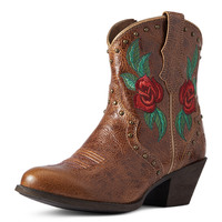 Ariat Womens Gracie Boots (10038312) Rose Parma Tan [SD]