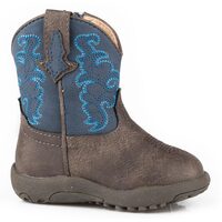 Roper Infant Cowbaby Blaze Boots (16191785) Brown/Blue