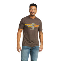 Ariat Mens Eagle T-Shirt (10037025) Brown Heather
