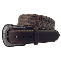 Roper Mens 1 1/2" Belt (8640500) Genuine Bambino Cognac Leather [SD]