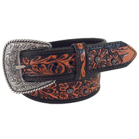 Roper Womens 1 1/2" Belt (8841790) Tooled Leather Brown [SD]