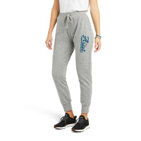 Ariat Womens Real Jogger Sweatpants (10037031) Heather Grey [SD]
