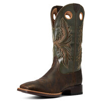 Ariat Mens Toughy Venttek 360 Boots (10040239) Herd Brown/Leaf Green