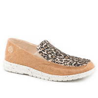 Roper Womens Hang Loose Slip-On Shoes (21794979) Tan Cheetah [SD]