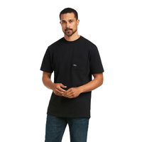 Ariat Mens Rebar Cotton Strong Voltaic Hammer T-Shirt (10039665) Black