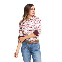 Ariat Womens Kirby Stretch L/S Shirt (10039339) Yuma Landscape Print [SD]