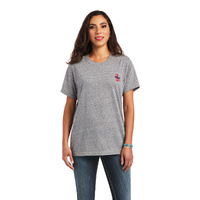 Ariat Womens Singing The Blues S/S Tee (10040511) Charcoal Gray [SD]