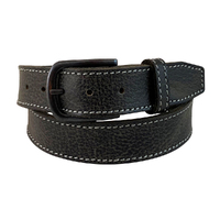 Roper Womens 1.1/2" Genuine Leather Distressed Affect Belt (9554500K) Black