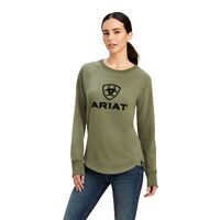 Ariat Womens Benica Sweatshirt (10041316) Four Leaf Clover [SD]