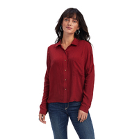 Ariat Womens Valley of Fire Shirt (10041663) Sun-Dried Tomato [SD]