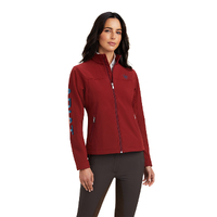 Ariat Womens New Team Softshell Jacket (10041280) Rouge Red/Celestial Serape [SD]