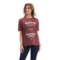 Ariat Womens Wanted S/S Tee (10041307) Wild Ginger [SD]