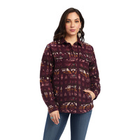 Ariat Womens R.E.A.L. Shacket Shirt Jacket (10041577) Laredo Jacquard [SD]