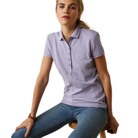 Ariat Womens Prix 2.0 S/S Polo (10043612) Heirloom Lilac