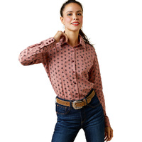 Ariat Womens Wrinkle Resist Kirby L/S Shirt (10044948) Red River Geo [SD]