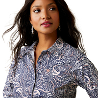 Ariat Womens Wrinkle Resist Kirby L/S Shirt (10044951) Watercolor Paisley [SD]