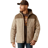 Ariat Mens Crius Hooded Insulated Jacket (10046765) Major Brown