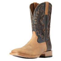 Ariat Mens Lasco Ultra Western Boots (10046830) Light Tan/Smokey Blue [SD]