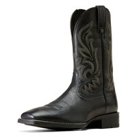 Ariat Mens Slim Zip Ultra Western Boots (10046852) Black Deertan [SD]