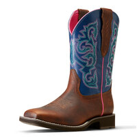 Ariat Womens Delilah Stretchfit Boots (10046855) Dark Cottage/Ole Blue [SD]