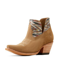 Ariat Womens Hazel Western Boots (10046971) Chimayo Dijon Roughout/Santa Fe Mustard [SD]