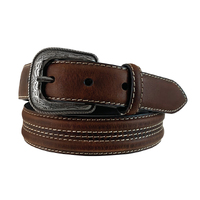 Roper Boys 1.1/4" Top Grain Leather Belt (1771300) Brown