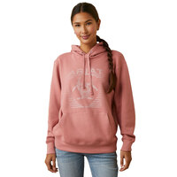 Ariat Womens R.E.A.L. Fading Lines Hood (10046450) Dusty Rose