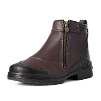 Ariat Womens Barnyard Side Zip Boots (10003562) Dark Brown [SD]