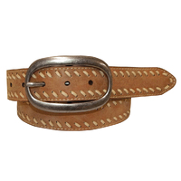 Roper Womens 1 3/4" Vintage Genuine Leather with Lacing Belt (9621300) Brown