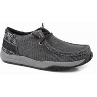 Roper Womens Clearcut Low Shoes (21663417) Aztec Black Canvas [SD]