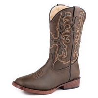 Roper Childrens Patrick Western Boots (18900437) Brown