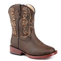 Roper Toddlers Patrick Western Boots (17900437) Brown