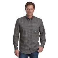 Roper Mens Amarillo Collection L/S Shirt (01225430) Print Grey