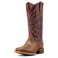 Ariat Womens Showdown Western Boots (10061147) Dark Tan/Vino